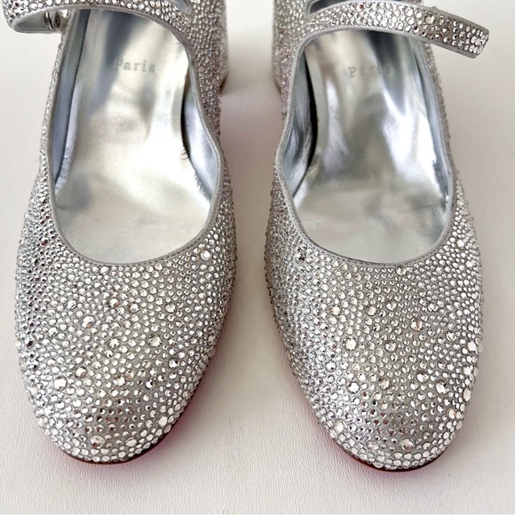 CHRISTIAN LOUBOUTIN | Miss Jane Strass Crystal Embellished Bridal Wedding Pump - Picture 5 of 16